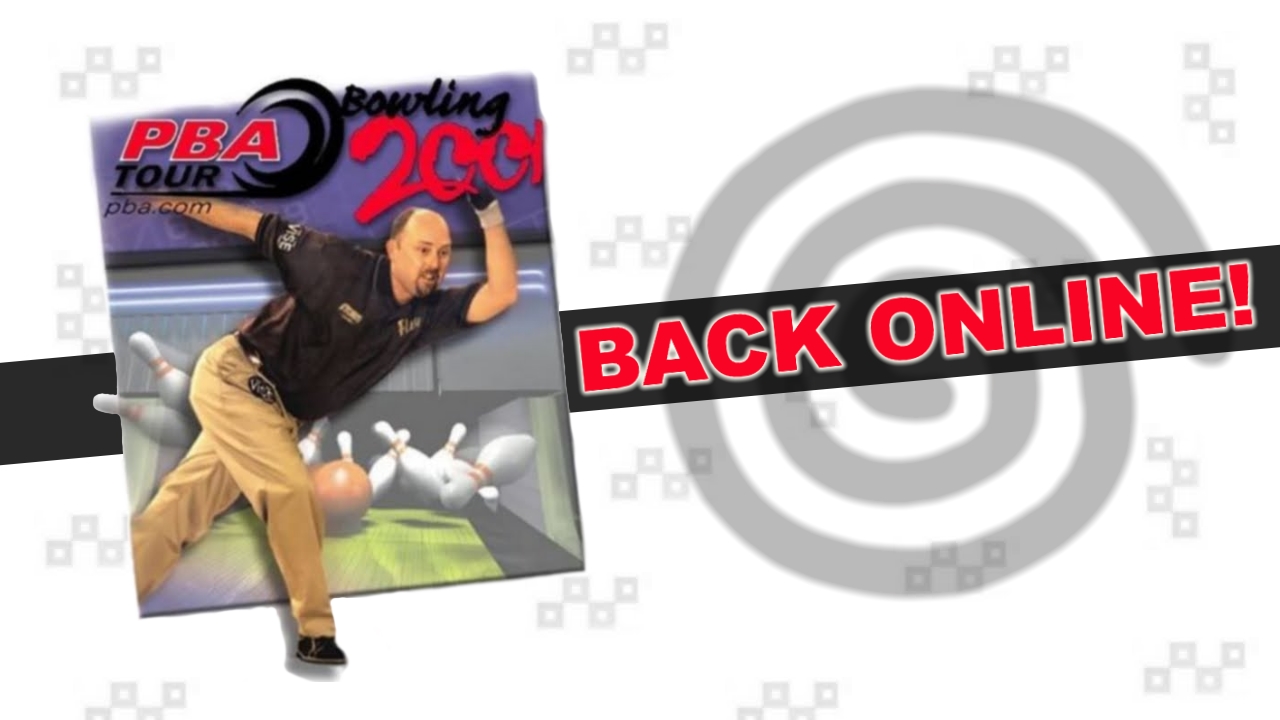 PBA Tour Bowling 2001 Is Back Online! Dreamcast Live