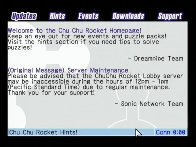 ChuChu Rocket! Website Restored!