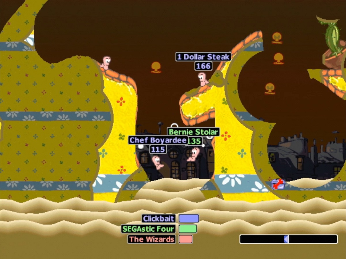 Sega Dc Juego Worms World Party Genérico Sega Dreamcast